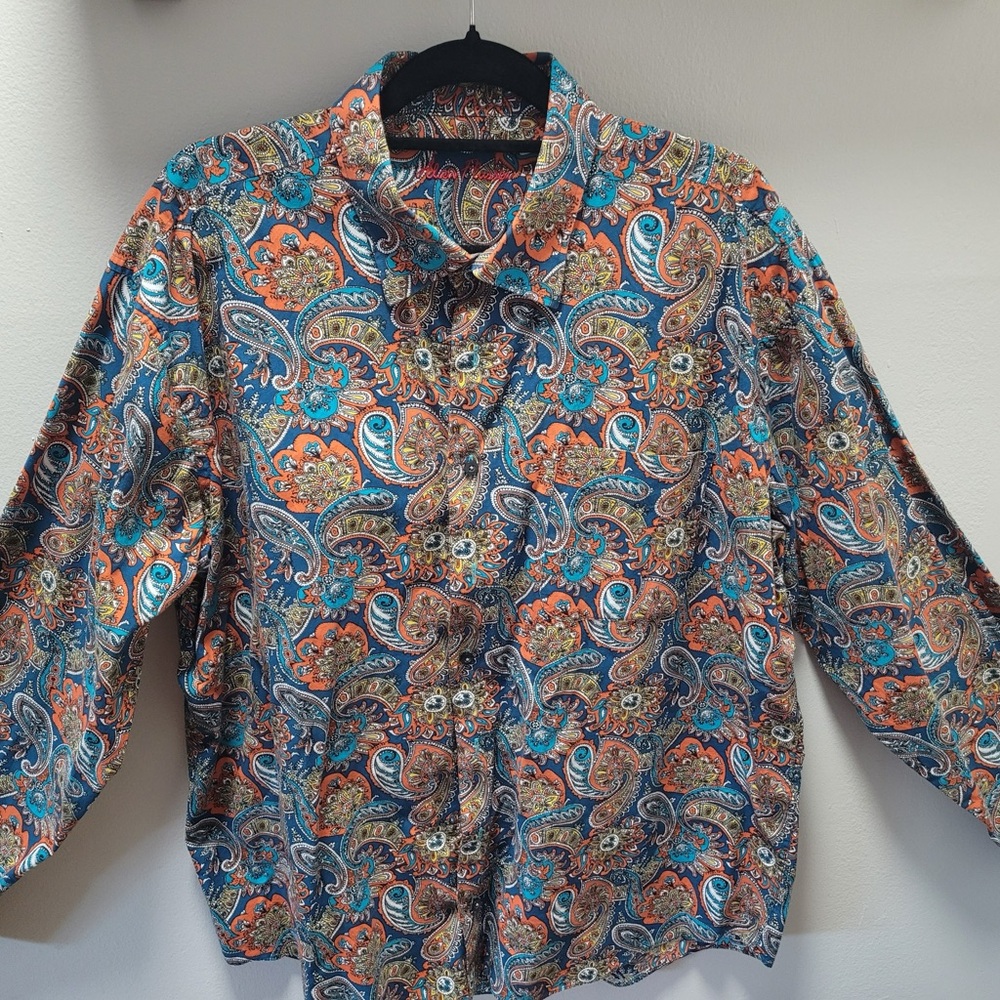 Alan Flusser Paisley Print Shirt - Multicolor